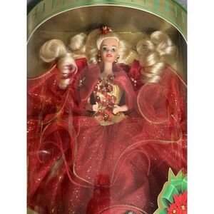 VTG Barbie Doll Happy Holidays Hallmark Special Edition 1993 Mattel 10824‎